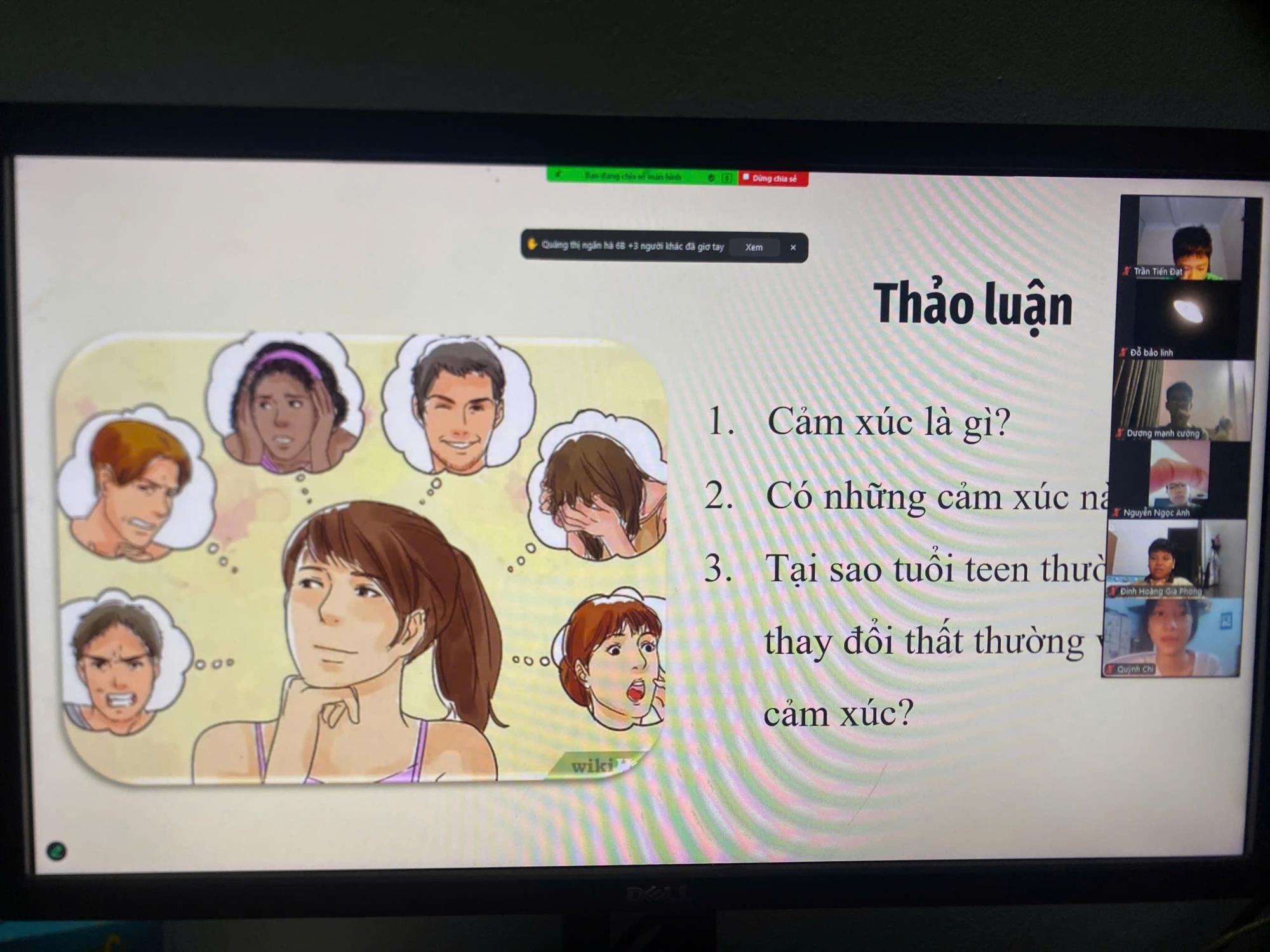 Trường THCS Dương Quang - Tạm tránh bão, không tránh học