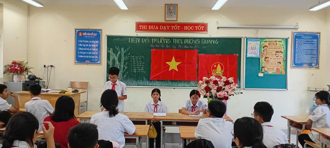 Đại hội chi bộ năm học 2025 – 2026