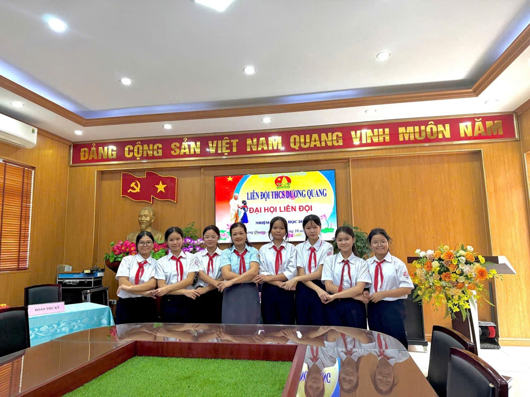 Đại hội liên đội Trường THCS Dương Quang Nhiệm kỳ 2025 - 2026