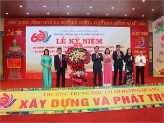 Trường THCS Dương Quang kỷ niệm 60 năm xây dựng và phát triển: Tự hào truyền thống - Vững bước tương lai